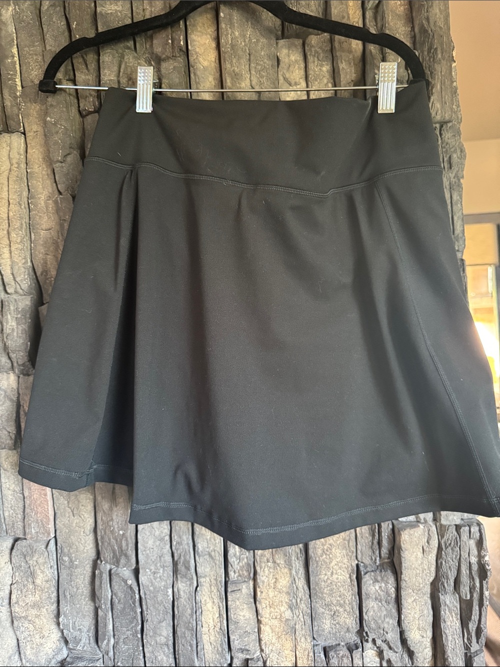 J. Crew Black Active Skort with Subtle Logo - Picture 7 of 7